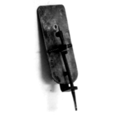 A picture containing tool, lock
Description automatically generated