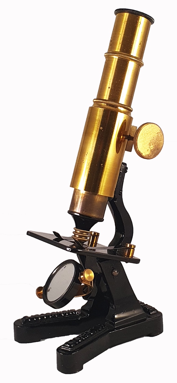 Microscope 191 (unassigned maker; improved household microscope; c. 1900)