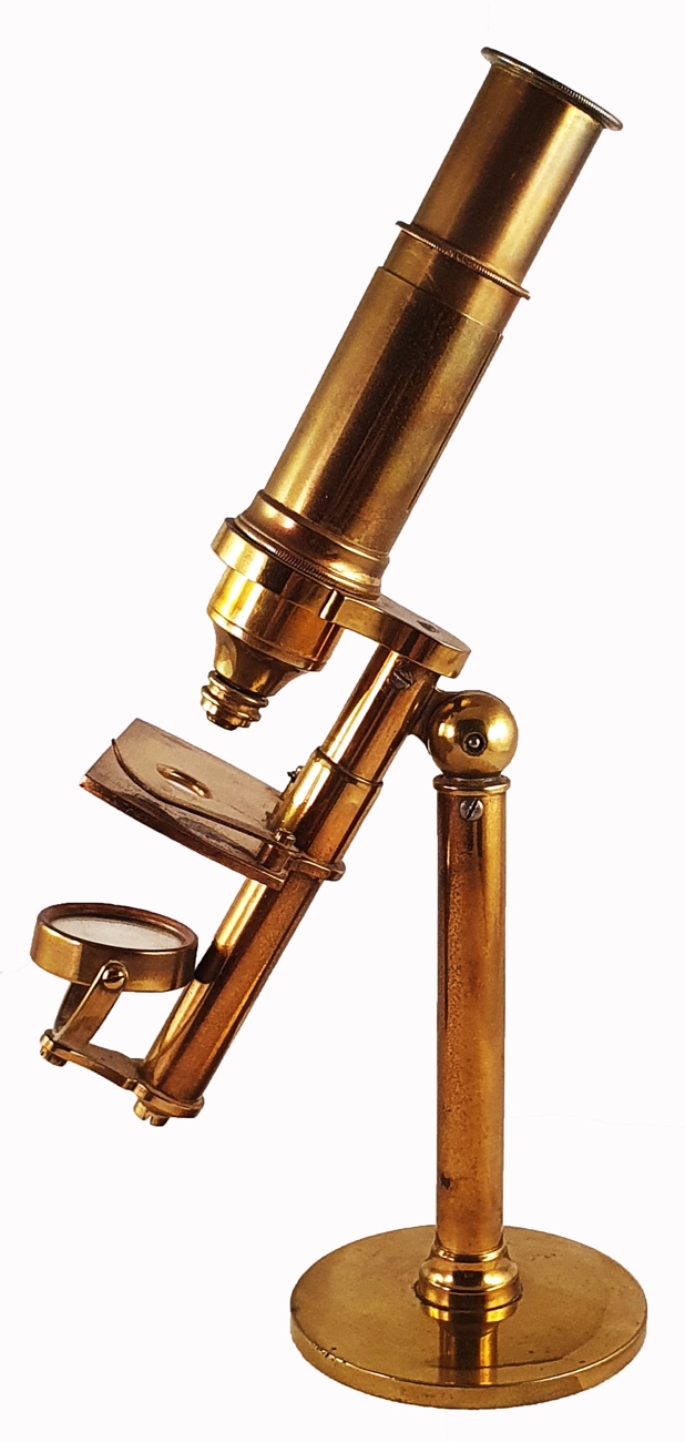 Microscope 294 (unassigned maker; single pillar compound microscope ...