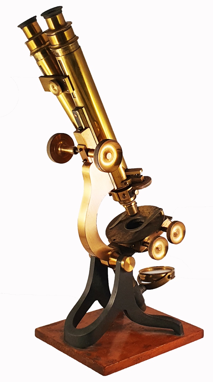 Microscope 320 (unassigned maker; binocular microscope; c. 1890)