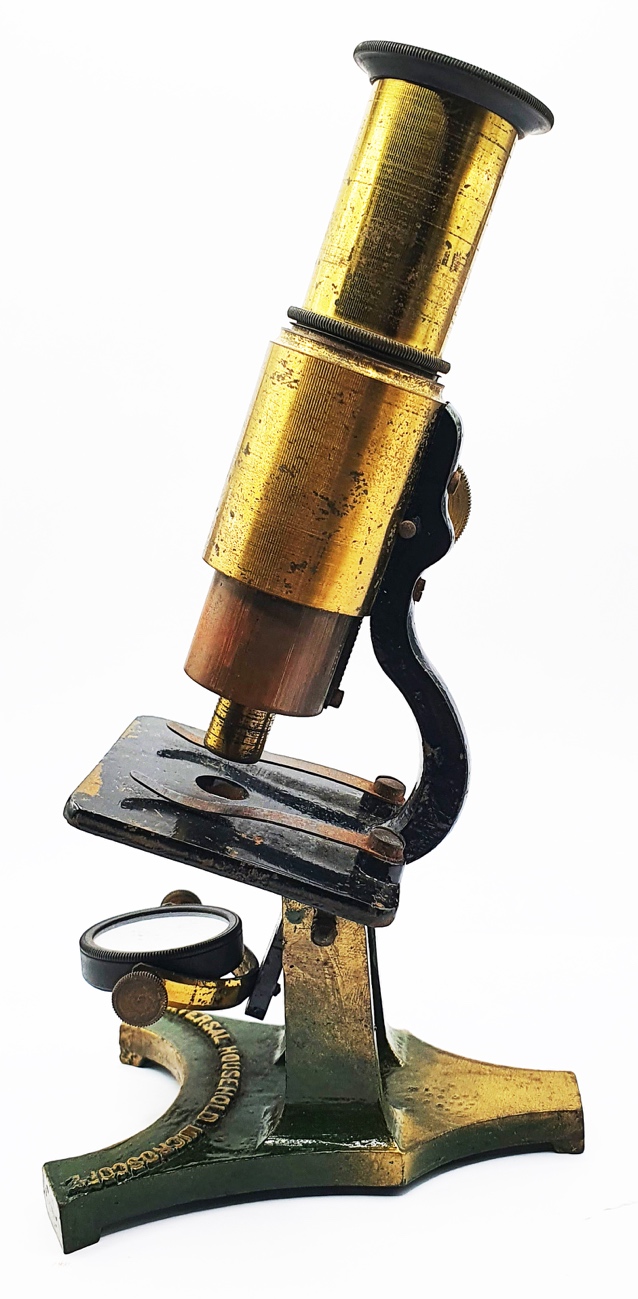 A close-up of a microscopeDescription automatically generated