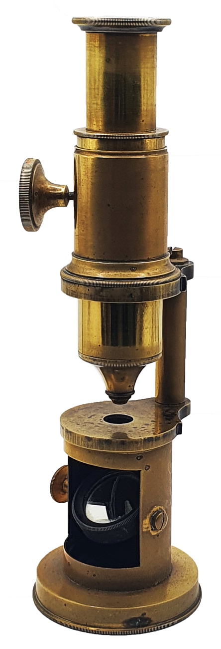 A close-up of a microscopeDescription automatically generated