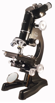 A picture containing microscope
Description automatically generated